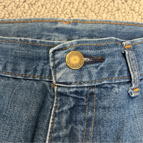 Vintage 70s Militaires Flare Wide Leg Jeans - Picture 2 of 3